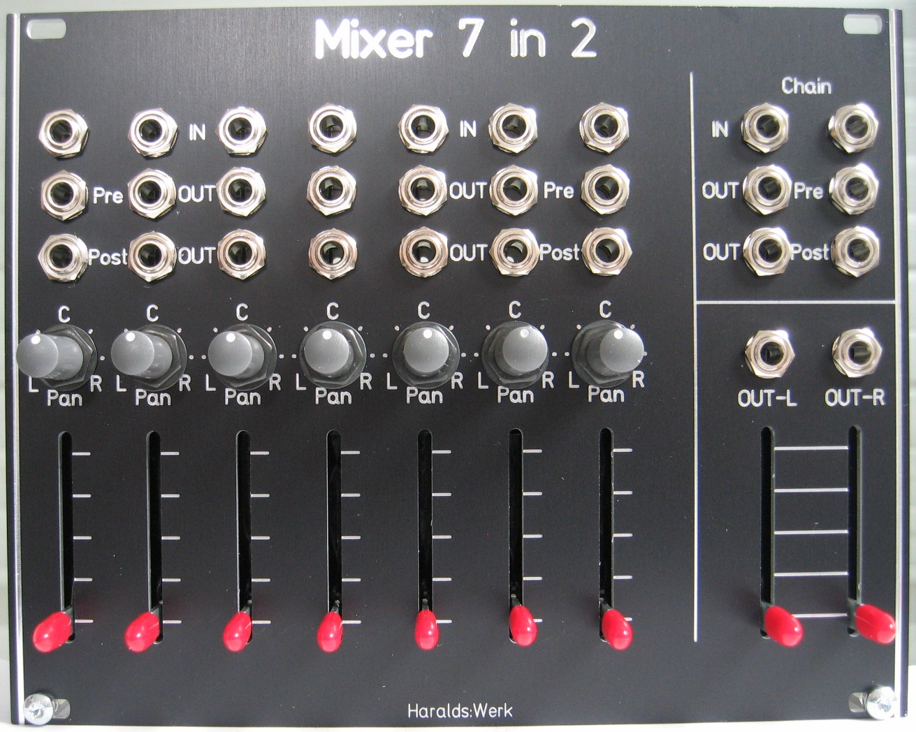 Mixer 7 in 2 front view