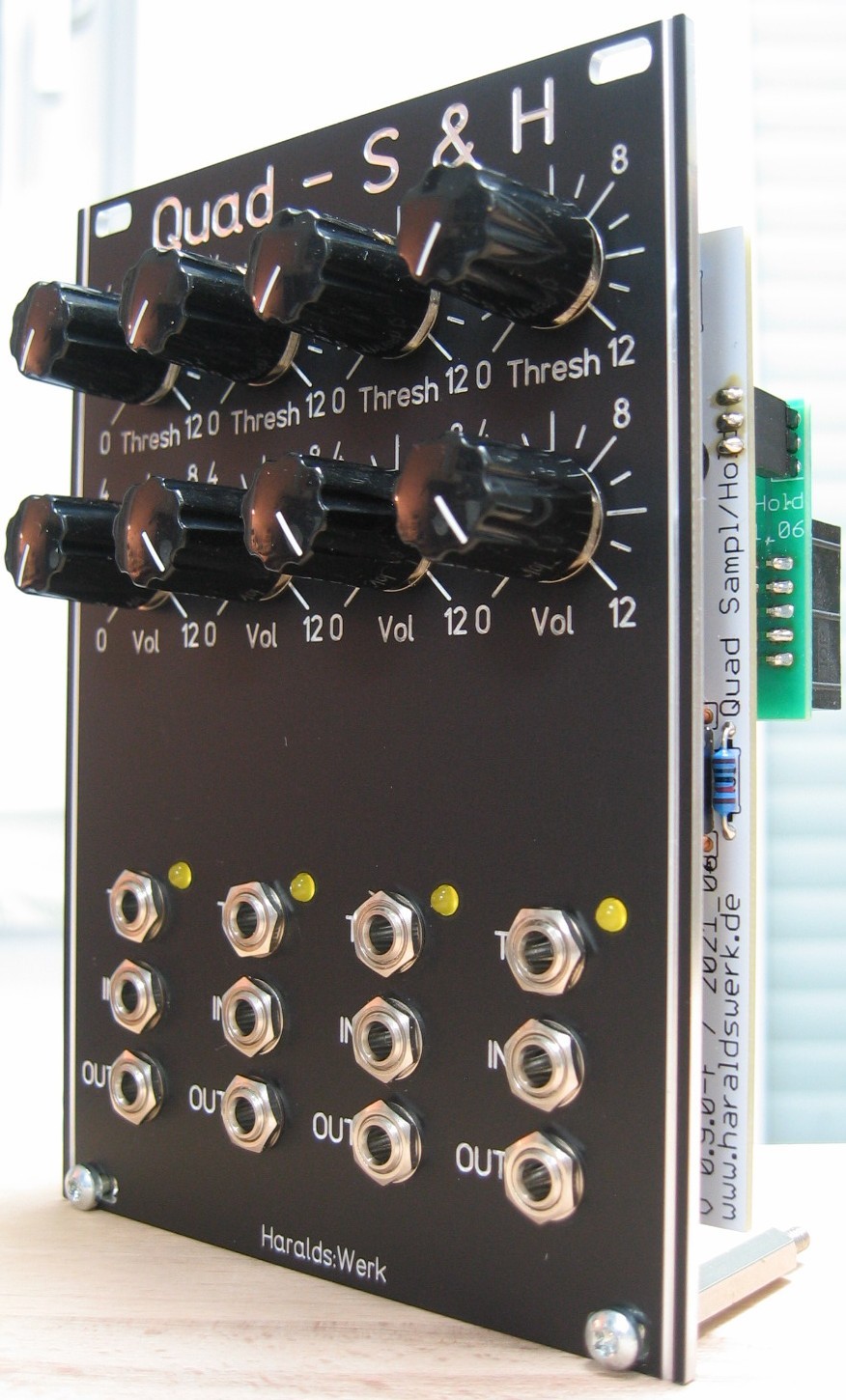 Quad Sample and Hold populated main PCB