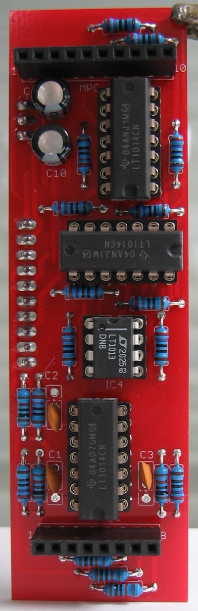 Scaled voltage reference populated 10V AddOn main PCB