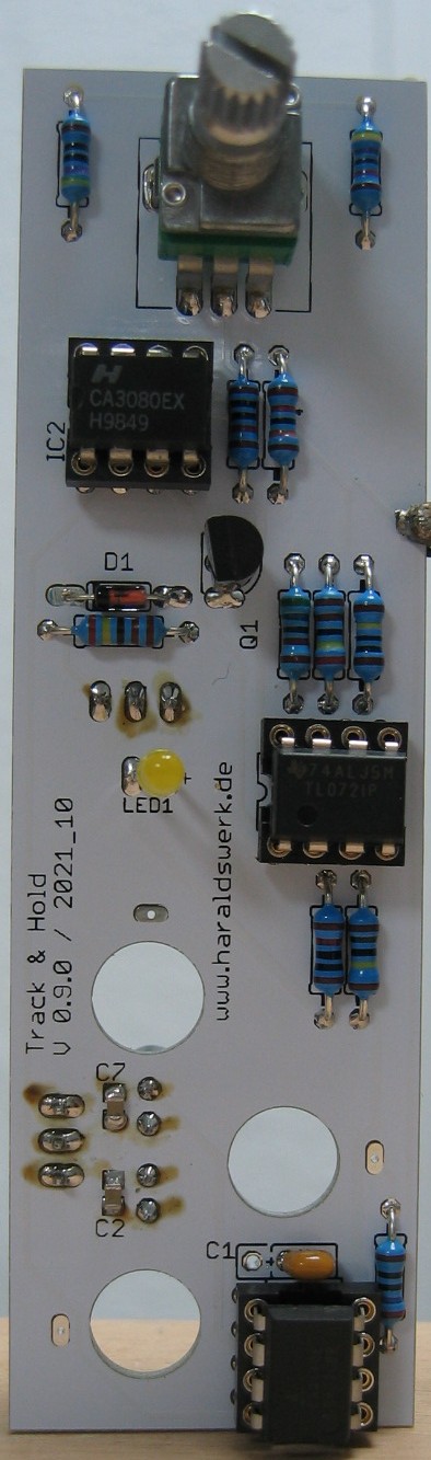 Track and Hold populated control PCB