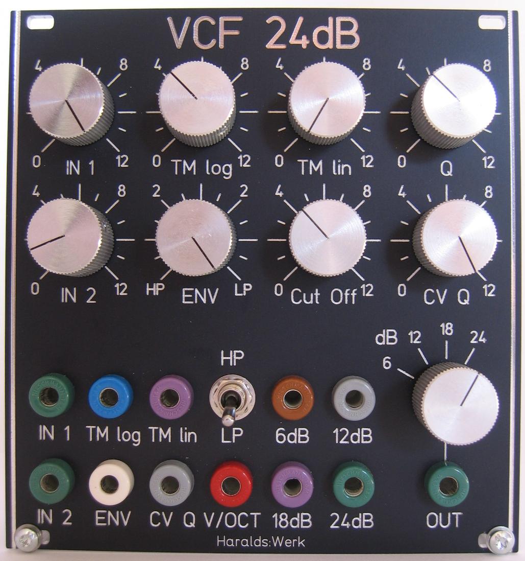 24dB VCF LP/HP: Front view