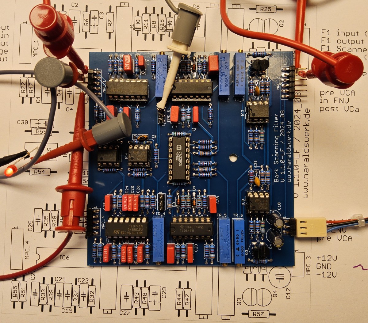 Bark Scanning Filter calibration