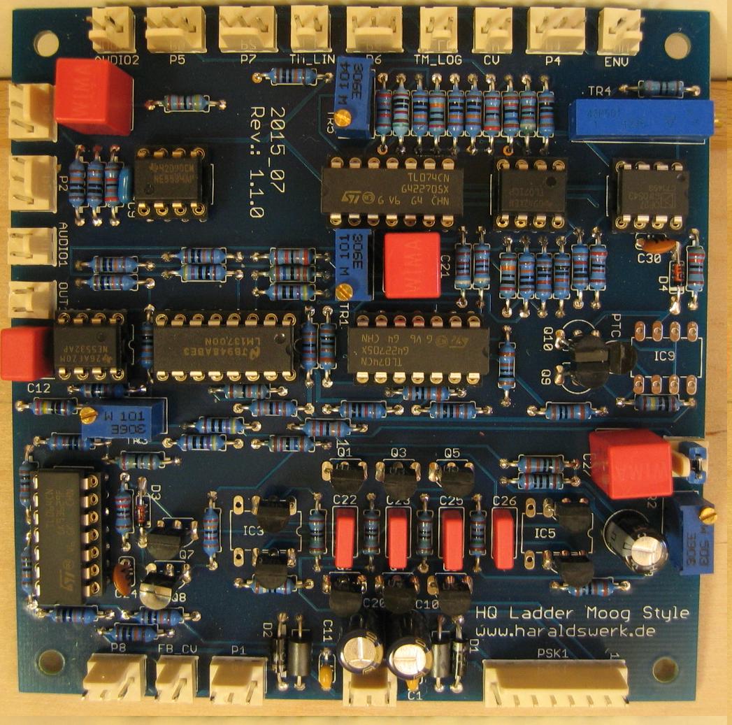 Moog Ladder filter PCB BC50C