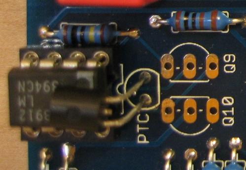 Moog Ladder filter temperature compensation with LM394