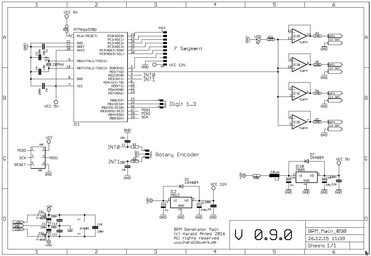 BPM Generator schematic main