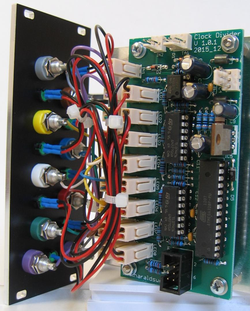 Clock Divider module back view