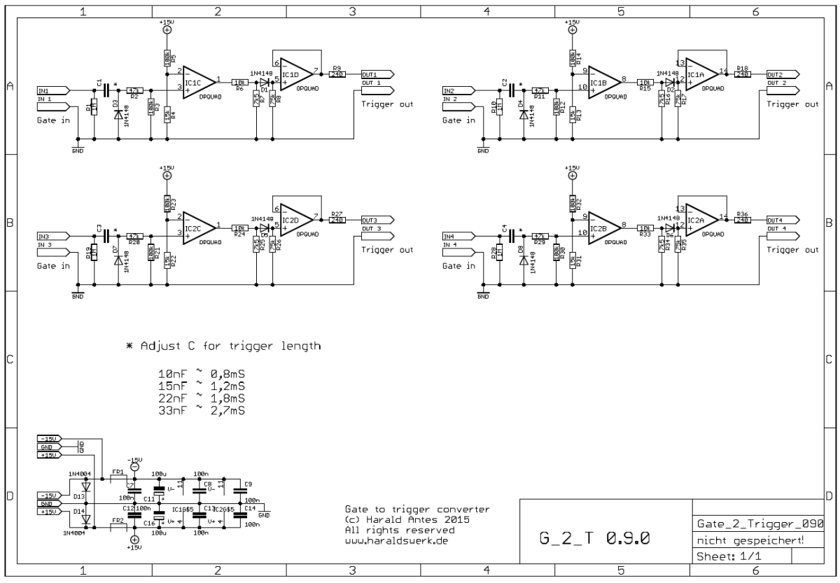 Gate to trigger converter schematic