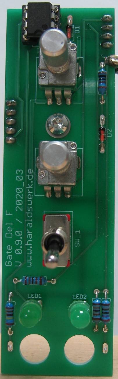 Gate Delay populated control PCB