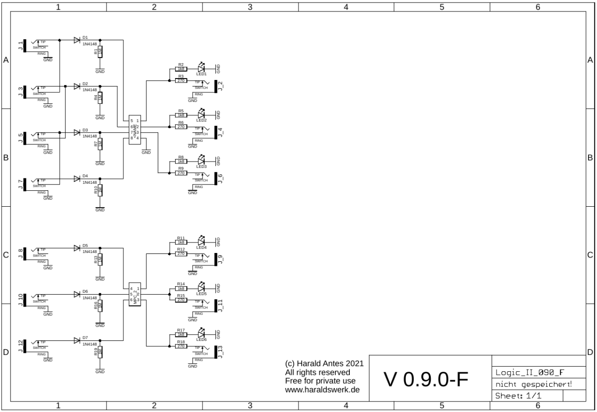 Logic II control board schematic