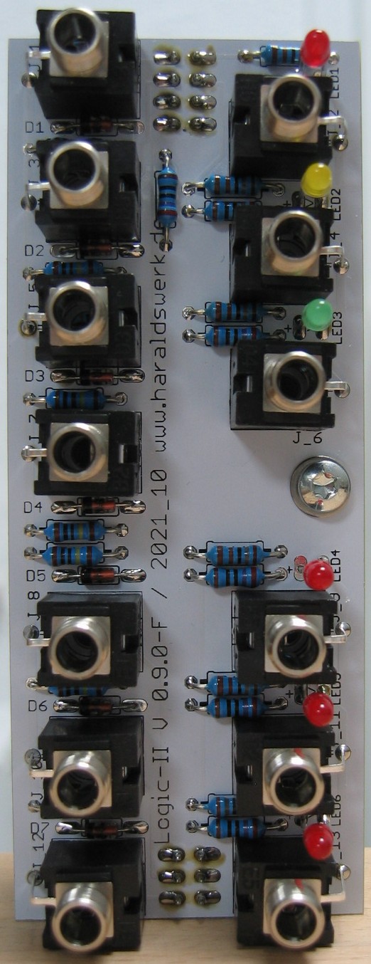 Logic II populated control PCB