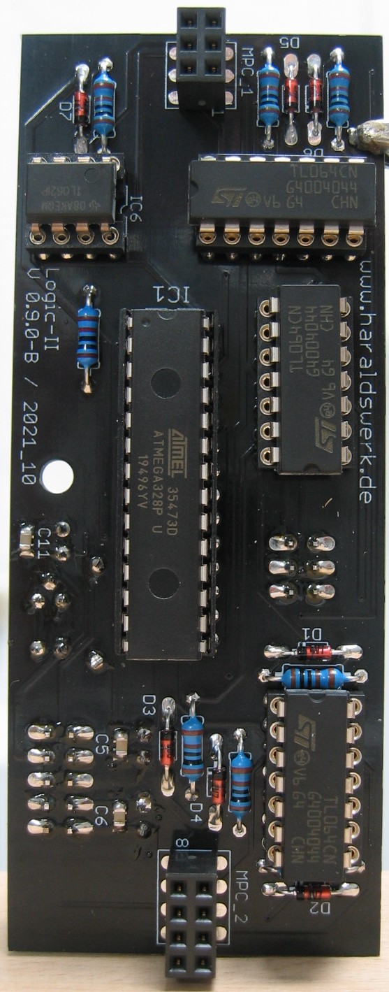 Logic II populated main PCB