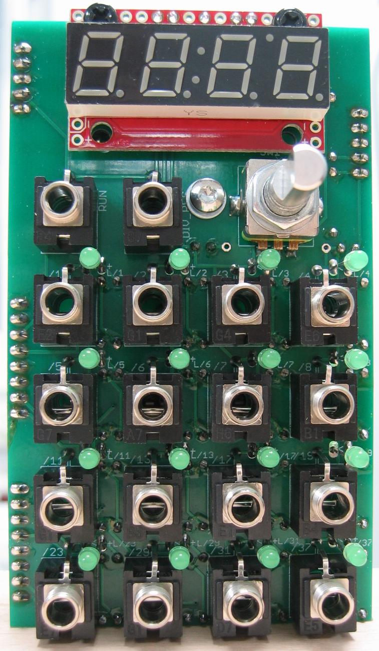 BPM Generator populated control PCB top