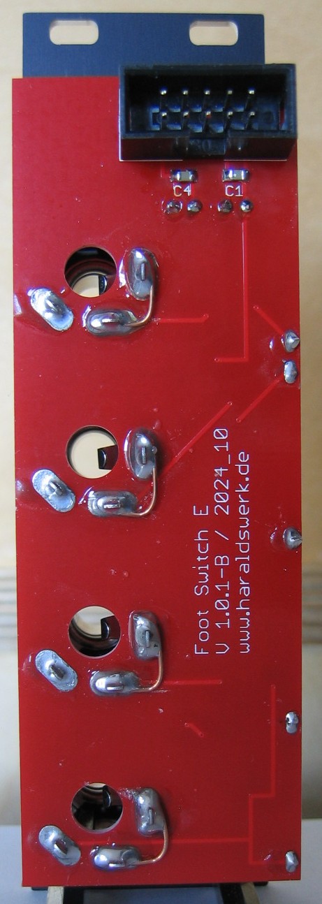 CV Pedal Connector back view