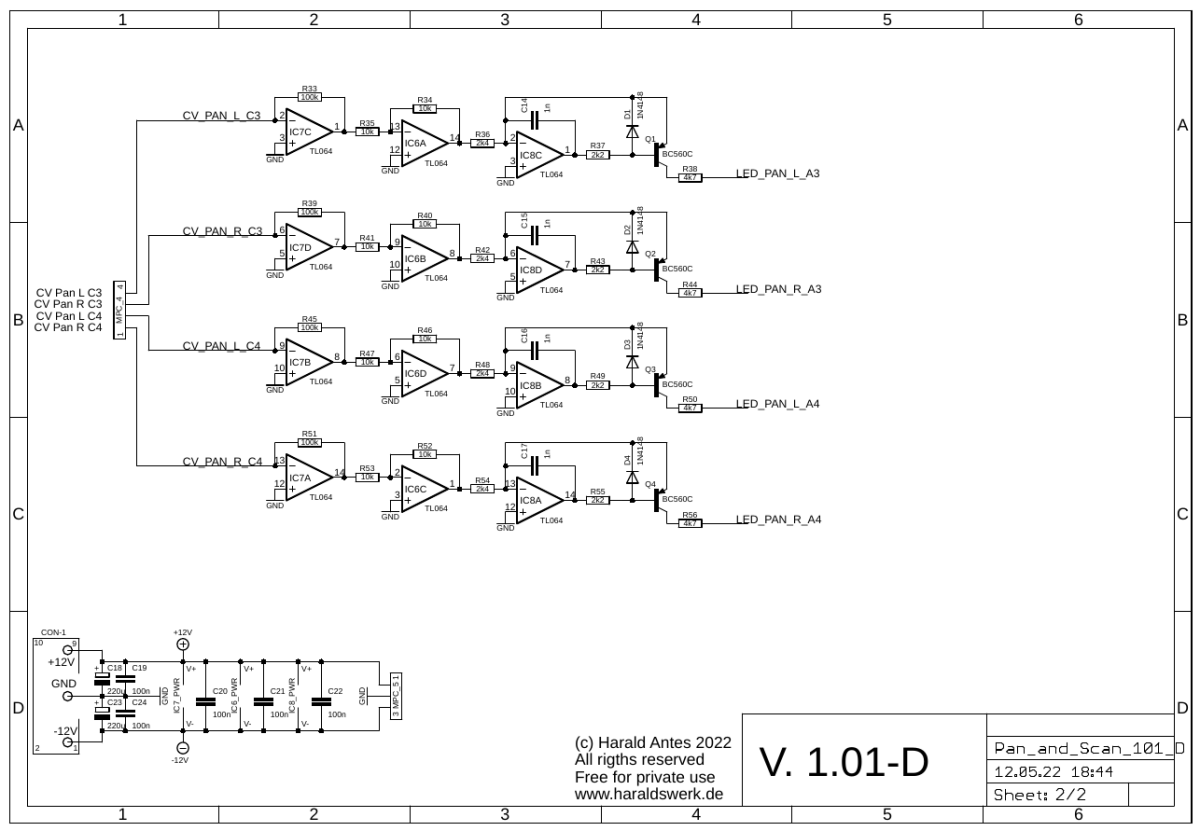 Pan and Scan schematic main board 02/01 