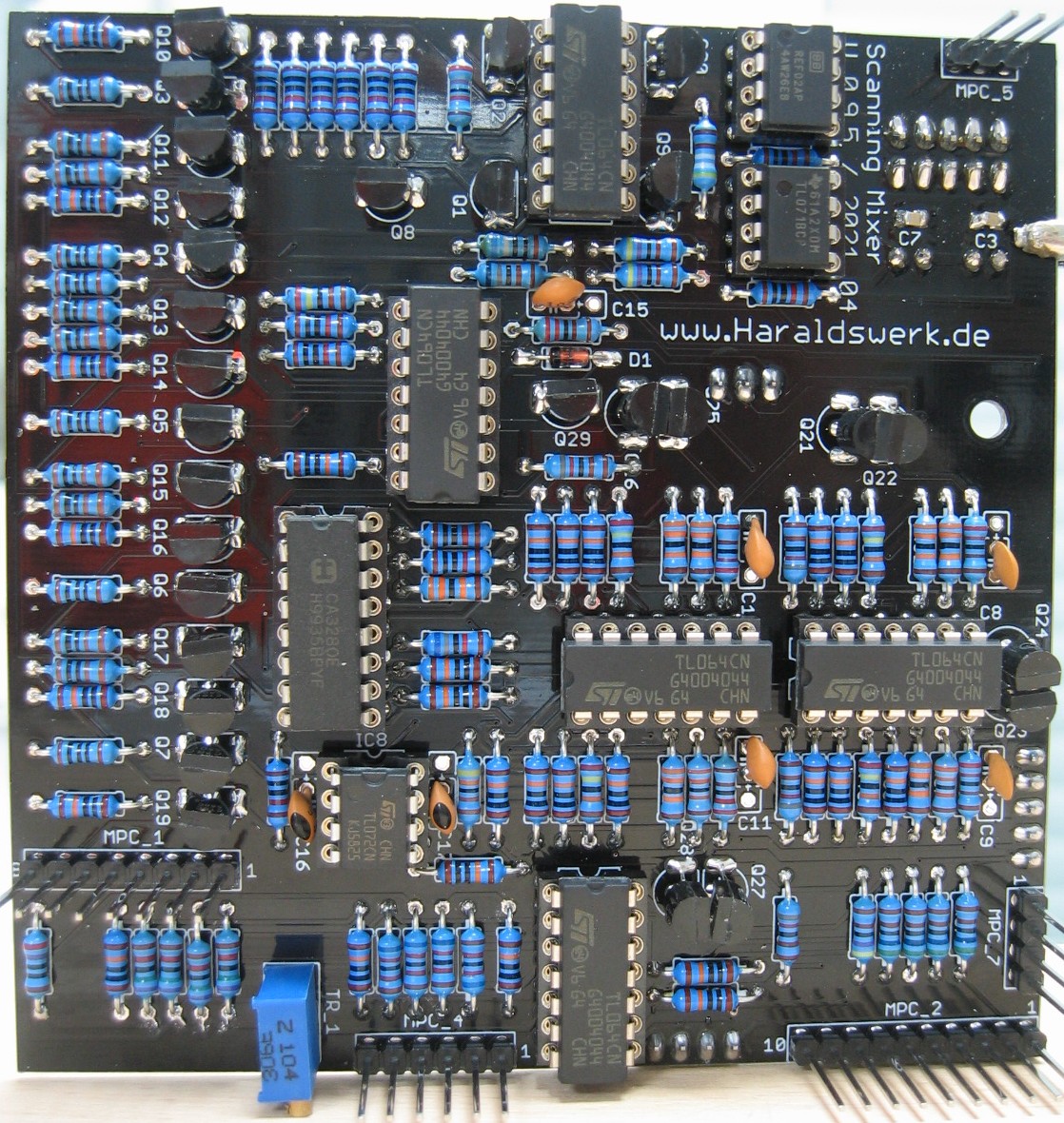 Scanning Mixer main PCB log