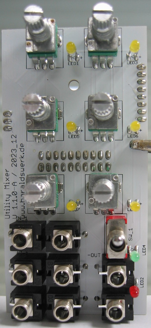 Utility Mixer populated control PCB