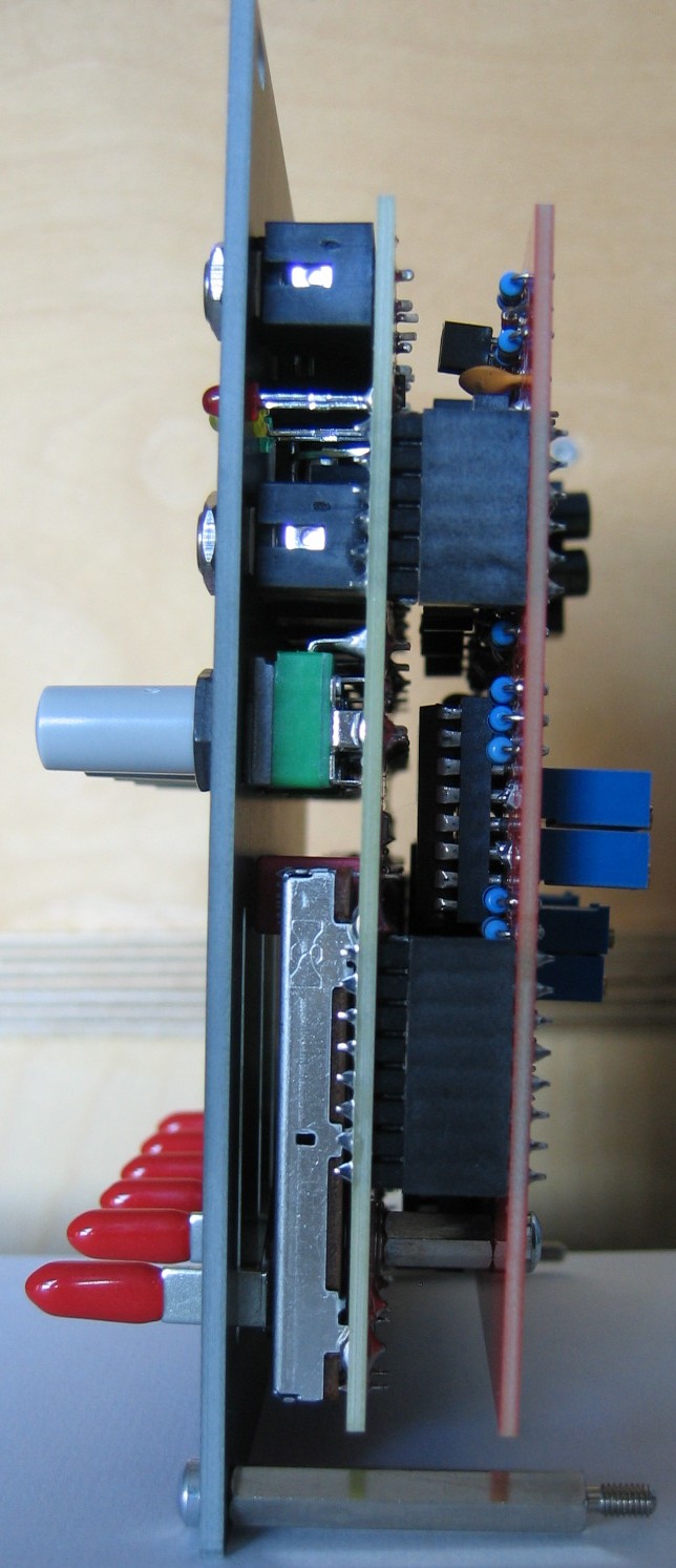 Voltage controlled mixer VCA-II side view