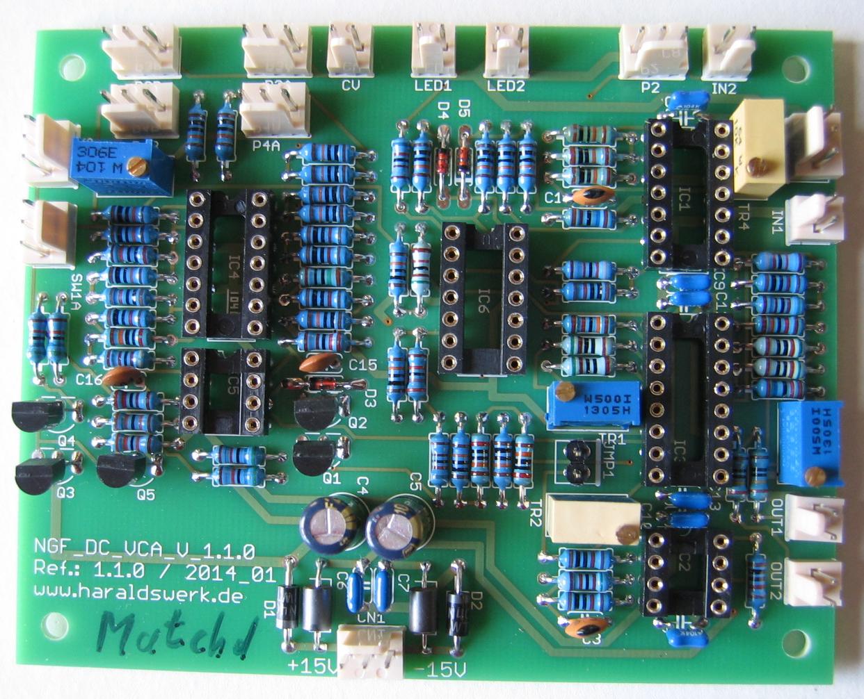 VCA DC PCB