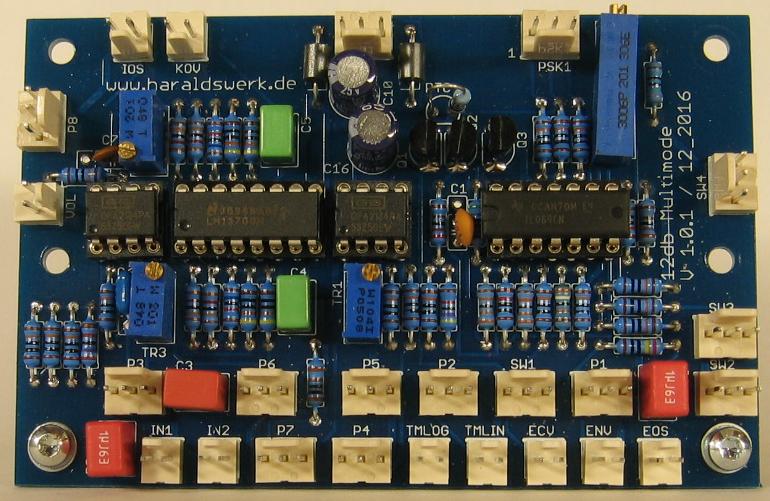 NGF E 12dB Multimode VCF stuffed PCB