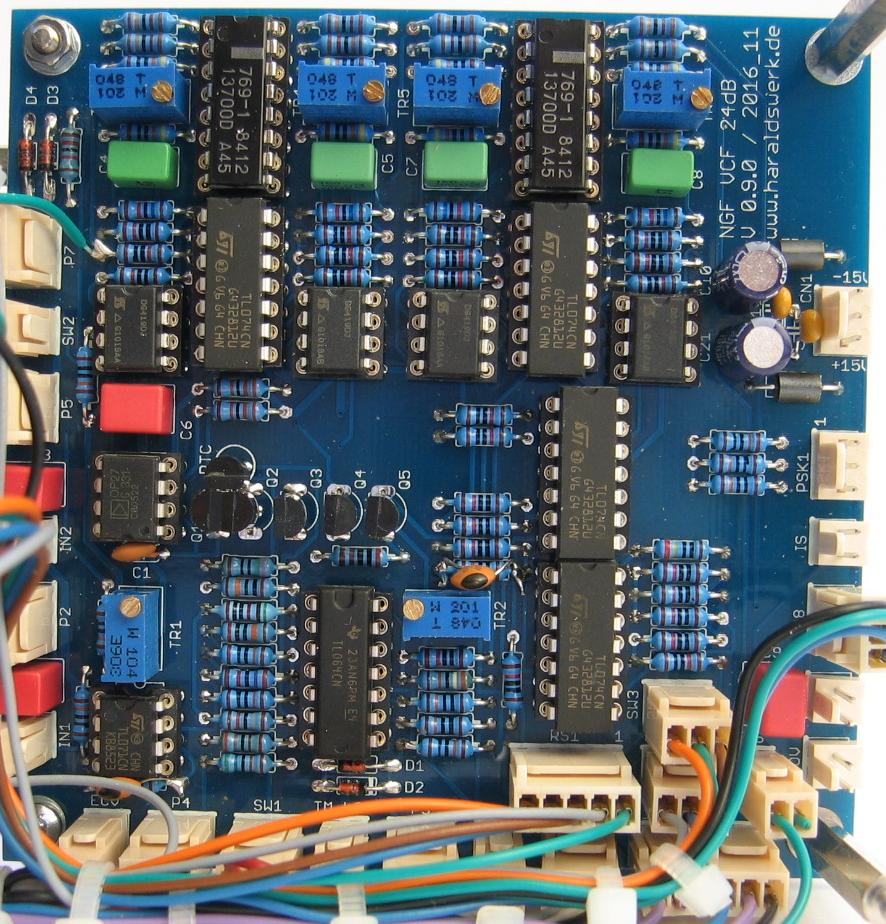 NGF E 24dB HP LP stuffed PCB