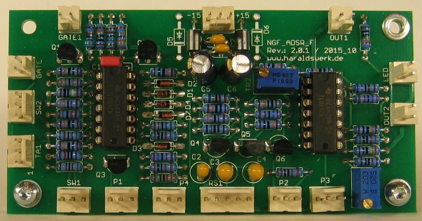 NGF-E ADSR stuffed PCB