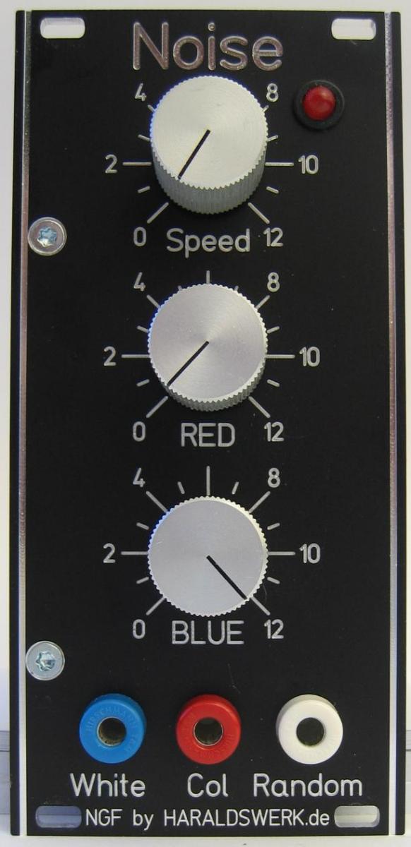 NGF-E Coloured Noise / Random Voltage, Faceplate