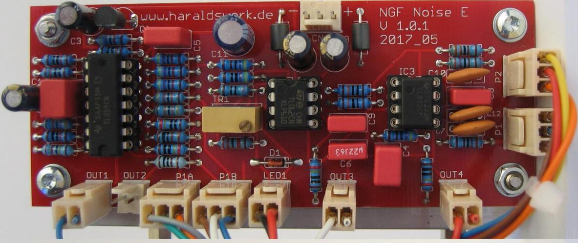 NGF E Coloured Noise / Random Voltage, stuffed PCB
