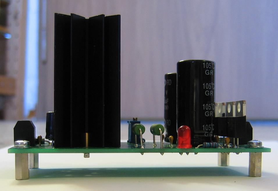 Low ripple PSU with LM317