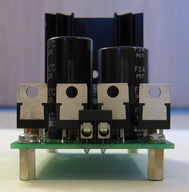 Low ripple PSU with LM317