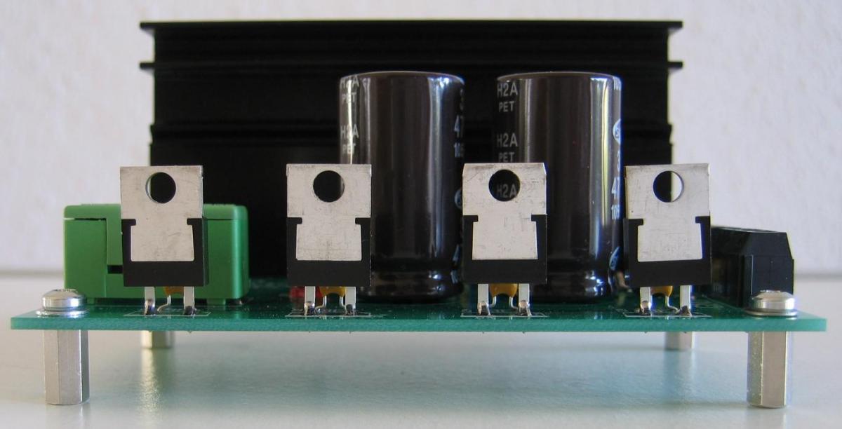 Basic PSU with LM350 front view