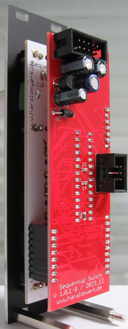 Voltage Controlled Sequential Switch halve back view