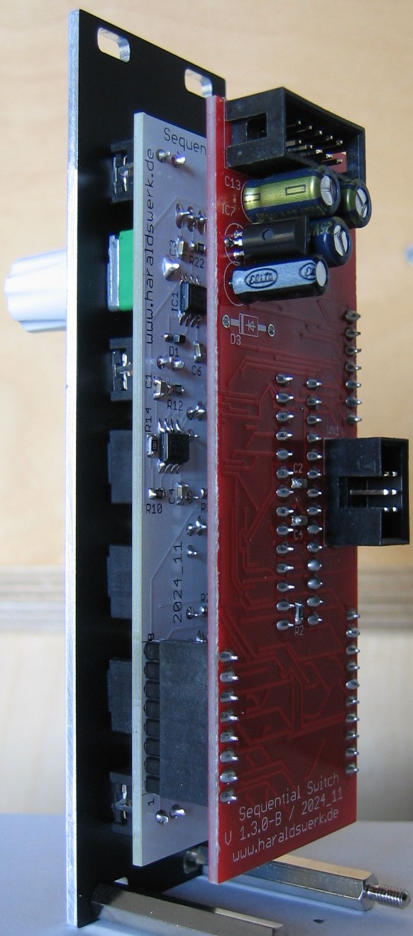 Voltage Controlled Sequential Switch halve back view