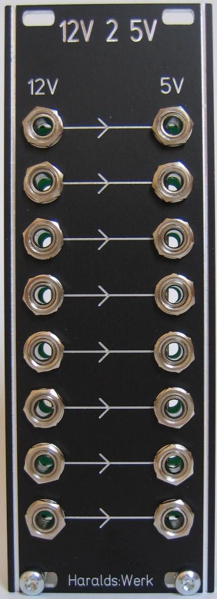 12V to 5V gate converter front view