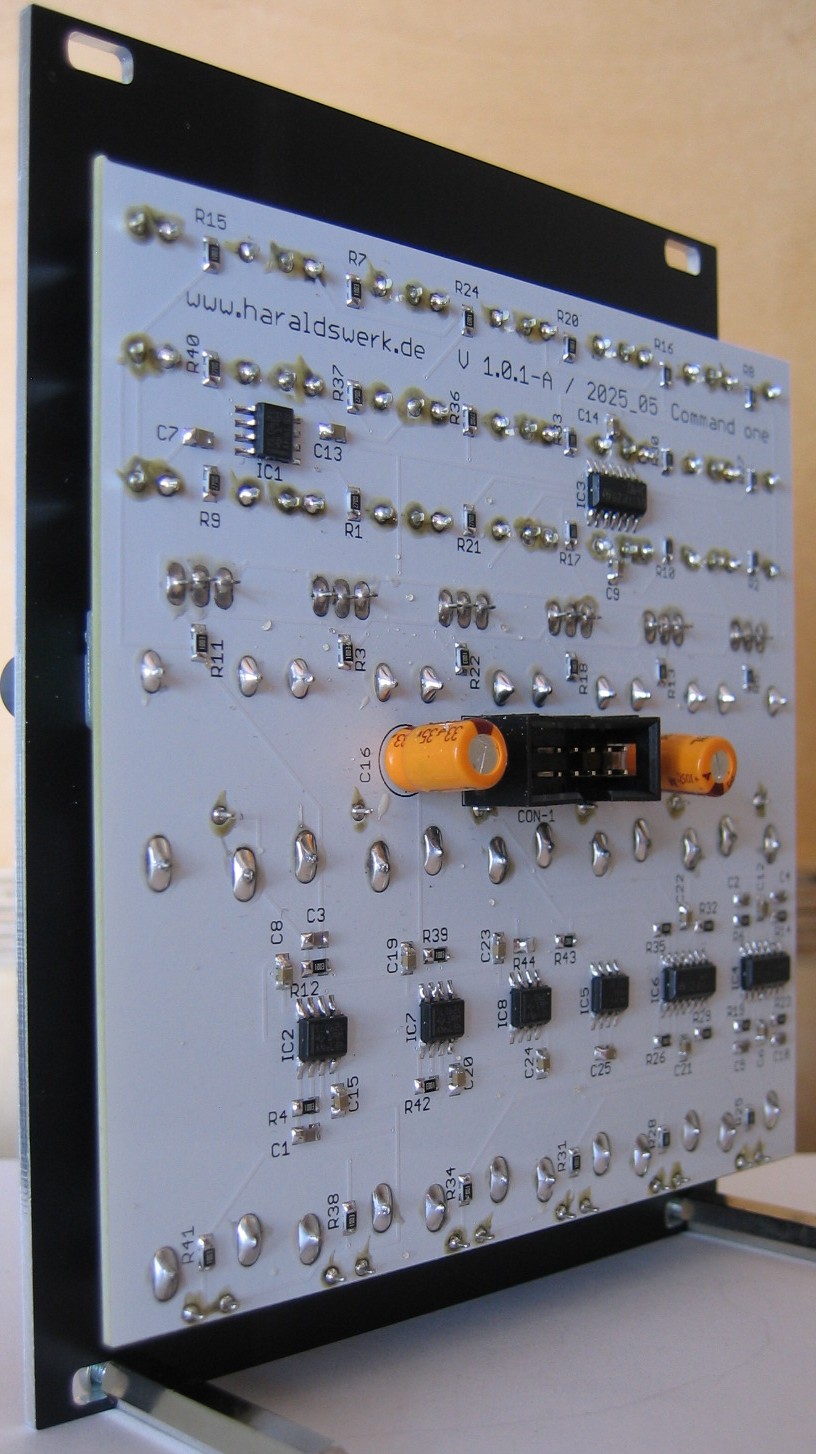 Slider Bank (command one) back view