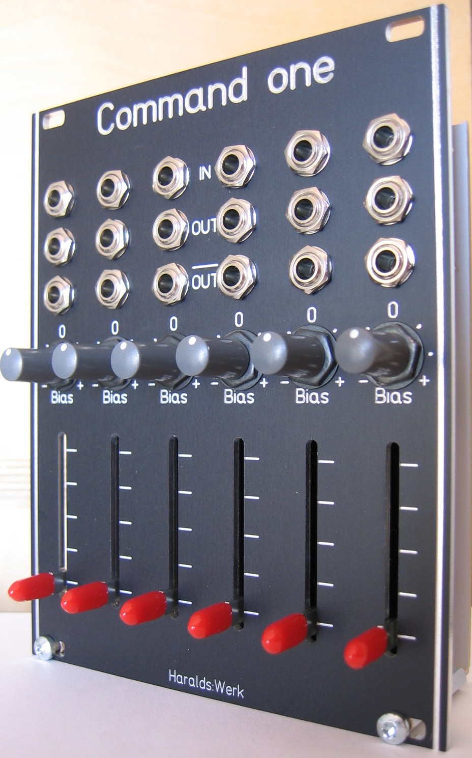 Slider Bank (command one) half side view