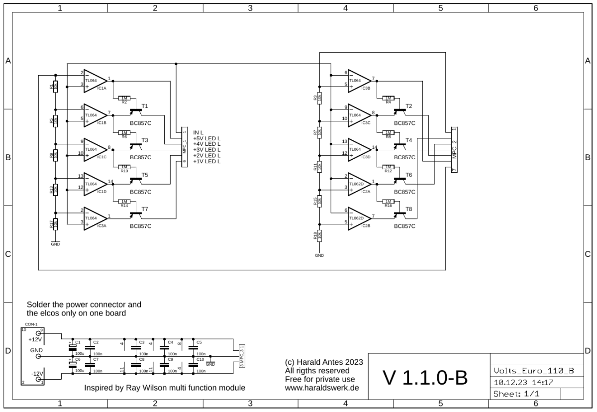 Double Volts schematic main board