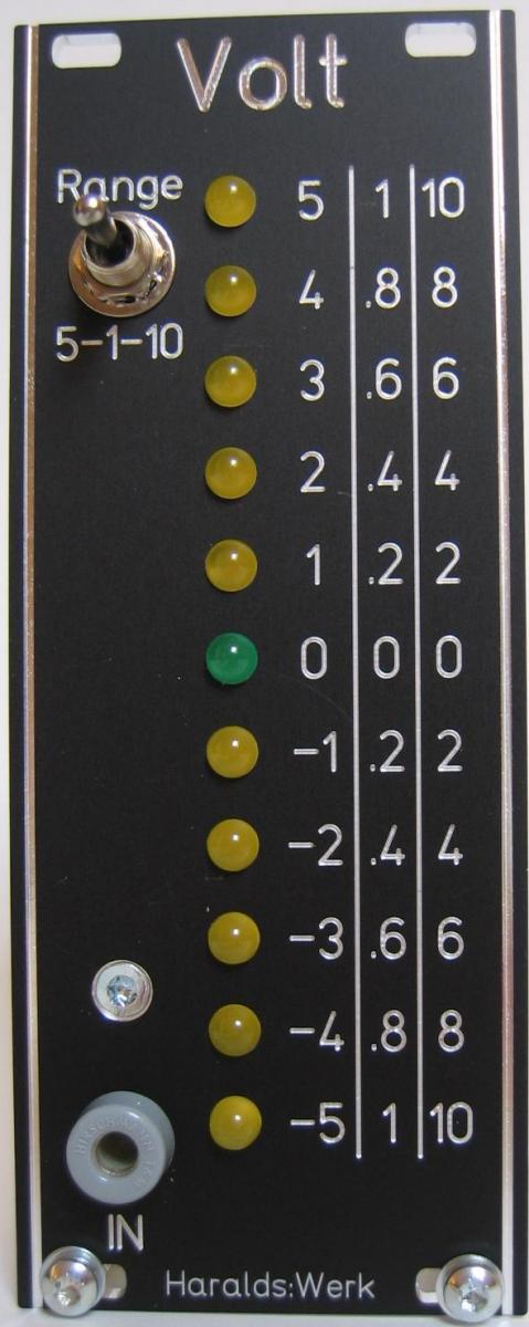 Voltmeter front view