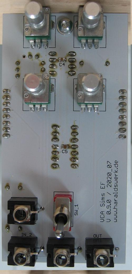 Sims style VCA populated control PCB