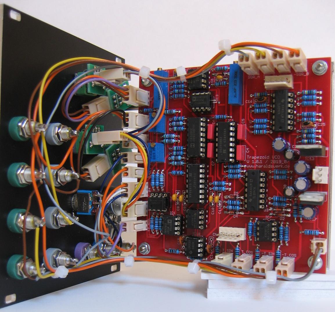 Trapezoid VCO side view