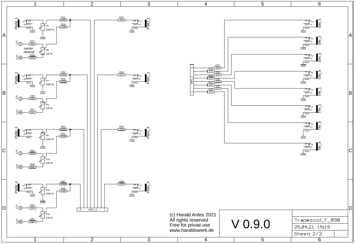 Trapezoid VCO schematic control board 02