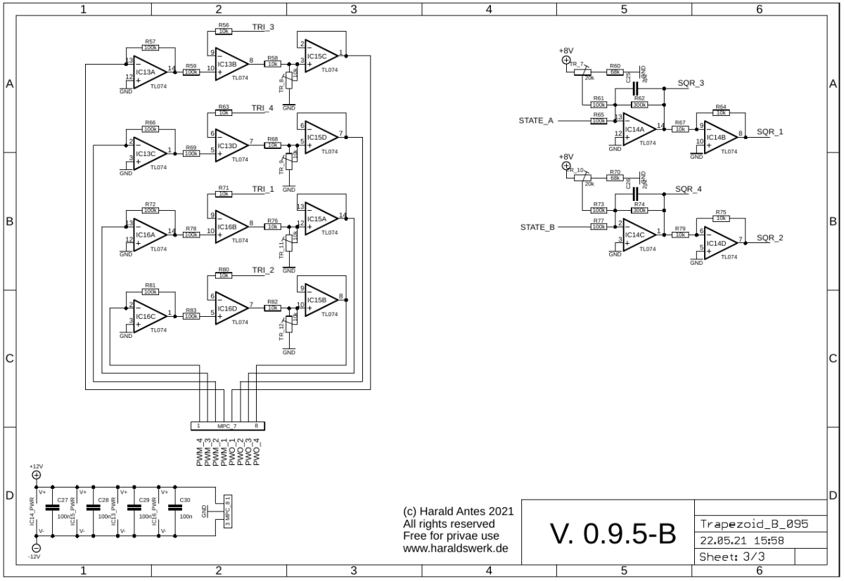 Trapezoid VCO schematic main one board 03