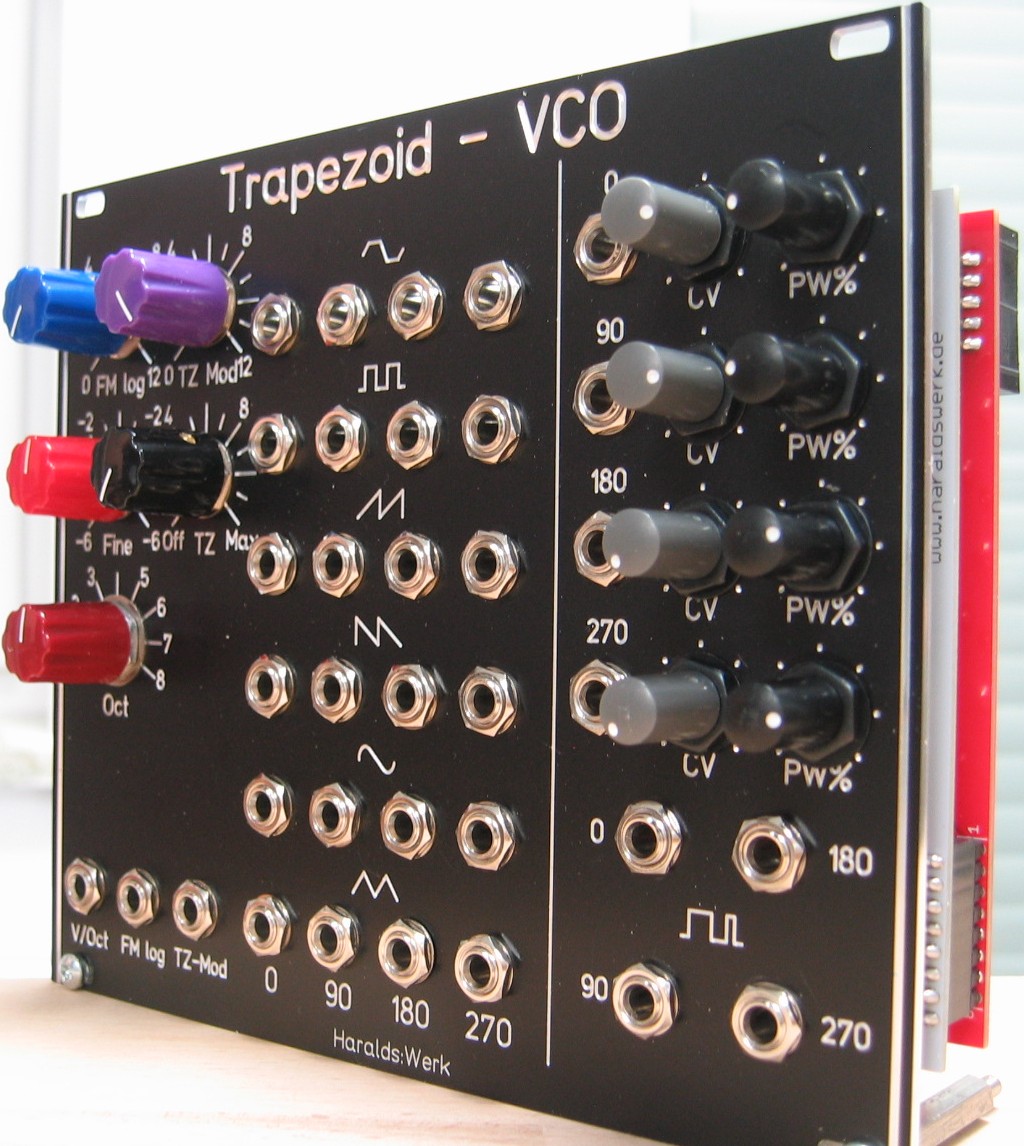 Trapezoid extended VCO front view