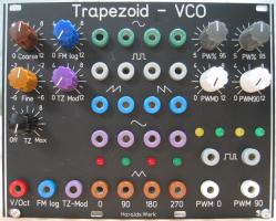 Trapezoid VCO front view.