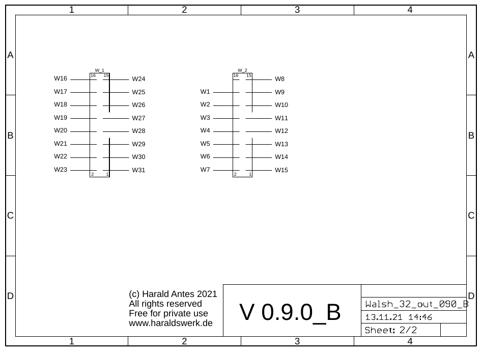 Walsh 32 Function Generator schematic 02 main board