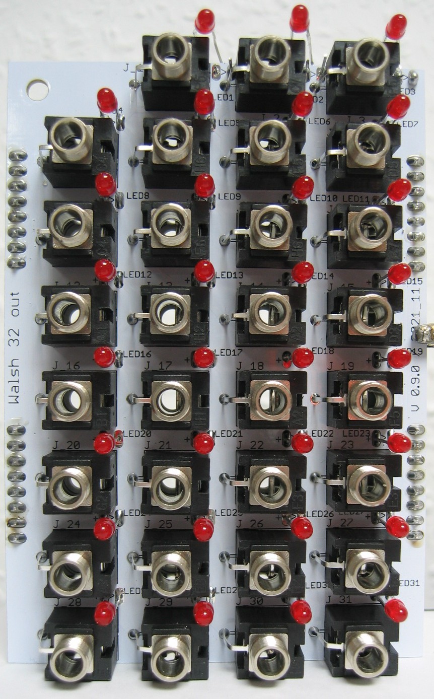 Walsh 32 Function Generator discrete out populated control PCB