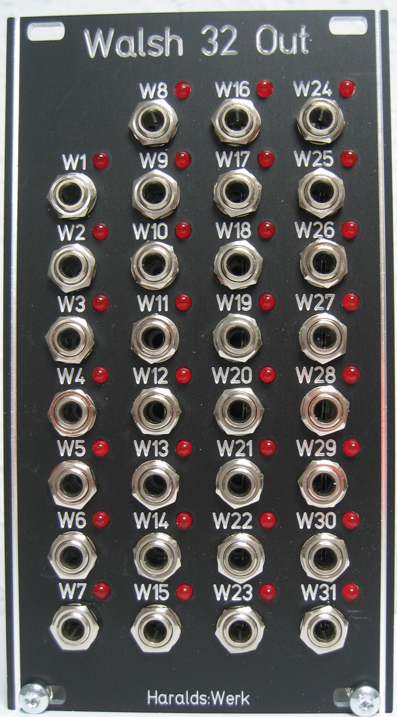 Walsh 32 Function Generator discrete out front view