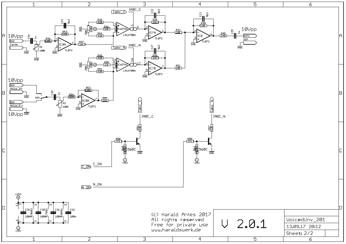 Vocoder voiced unvoiced detection schematic