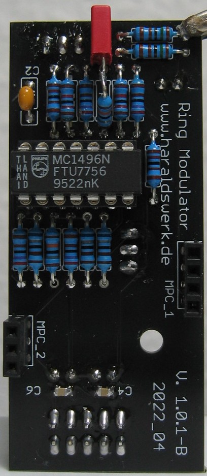 Ringmodulator single populated main PCB